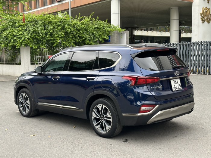 Huyndai Santafe 2.2 Premium 2019 xanh.